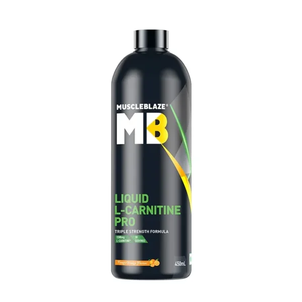 MuscleBlaze Liquid Carnitine PRO – Triple Strength Formula | 450 ml